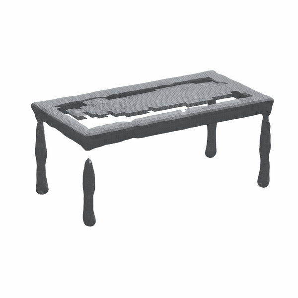 Table reconstructed by NKSR
