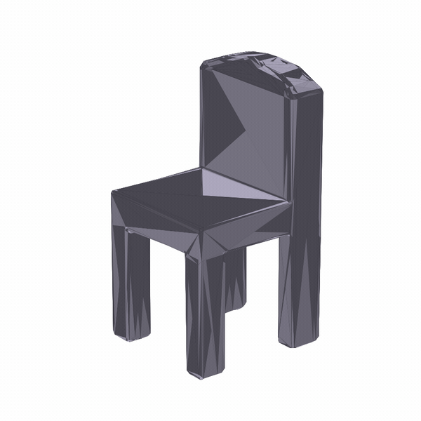 Chair generated by FastMesh