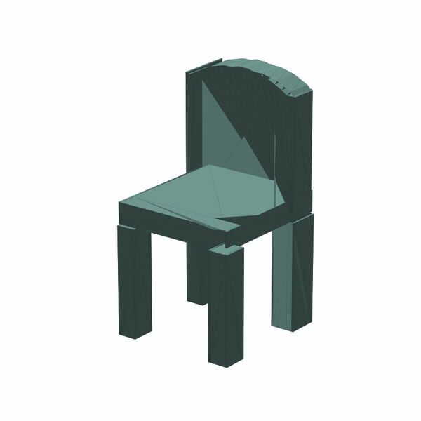 Chair generated by MeshAnythingV2