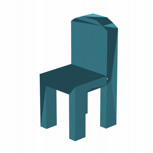 Chair generated by OptimusMesh