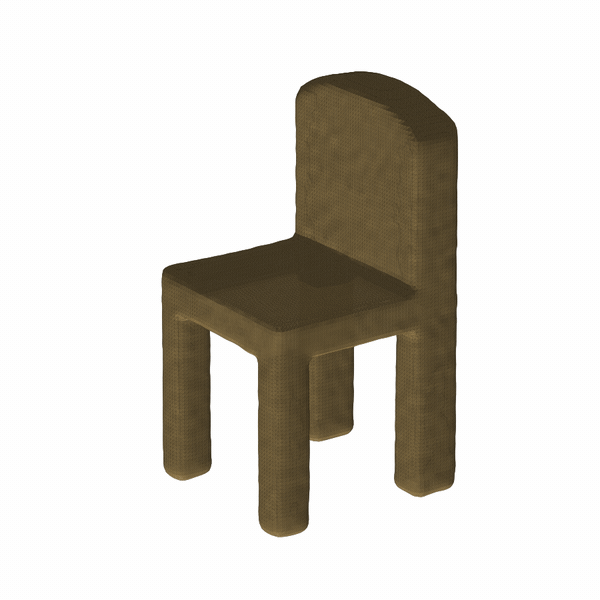 Chair reconstructed by SAP