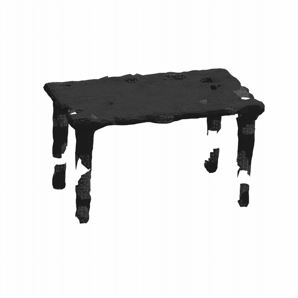 Table reconstructed by PSR